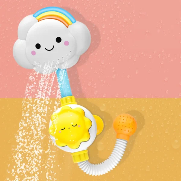 New Bath Toys for Baby Water Game Clouds Model Faucet Shower Water Spray Toy For Children Squirting Sprinkler Bathroom Kids Gift - Image 2