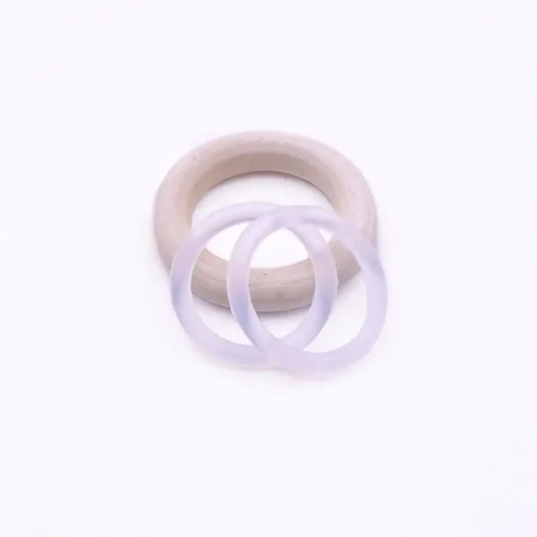 Sutoyuen 30PCS BPA Free Safe Silicone Baby Pacifier Dummy Ring MAN Adapter O Ring ilicone Inner Diameter 21mm - Image 2