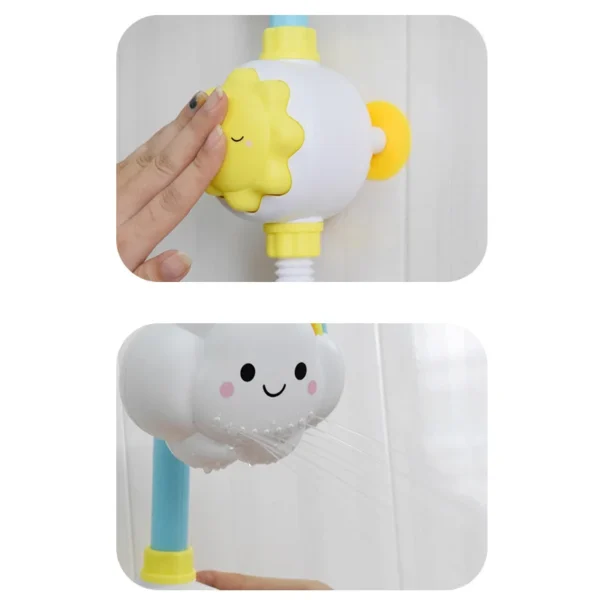 New Bath Toys for Baby Water Game Clouds Model Faucet Shower Water Spray Toy For Children Squirting Sprinkler Bathroom Kids Gift - Image 4