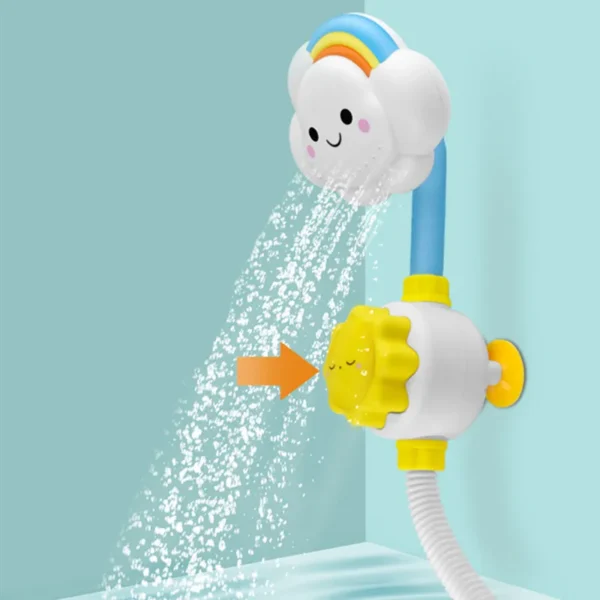 New Bath Toys for Baby Water Game Clouds Model Faucet Shower Water Spray Toy For Children Squirting Sprinkler Bathroom Kids Gift - Image 3