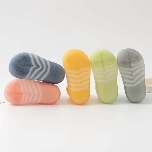 Animal Pattern Baby Floor Socks Non-slip Silicone Sole Cute Cartoon Toddler Shoes Breathable Casual Cotton Baby Boys Girls Shoes - Image 4