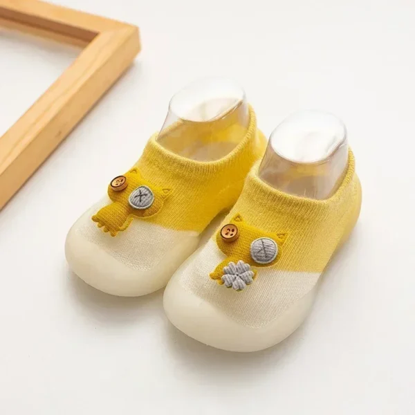 Summer Cartoon Cat Doll Children's Indoor Shoes Cute Cartoon Baby Socks Shoes Baby Toddler Shoes Boys and Girls Pure Cotton - Image 3