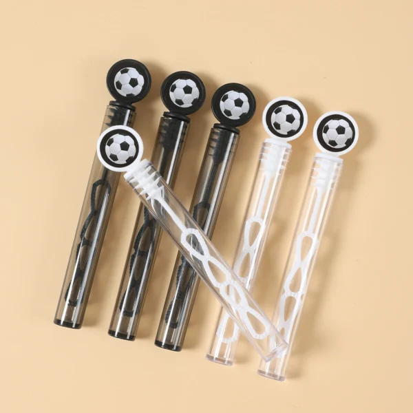 10pcs Football Theme Bubble Tube Excluding Bubble Water Kids Football Birthday Party Favors Baby Shower Football Birthday Decor - Image 6