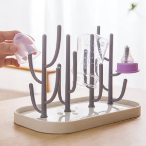 New Bottle Dry Rack Baby Bottle Drain Drying Racks Blue Pink Baby Bottles Cleaning Dryer Drainer Storage Drying Rack