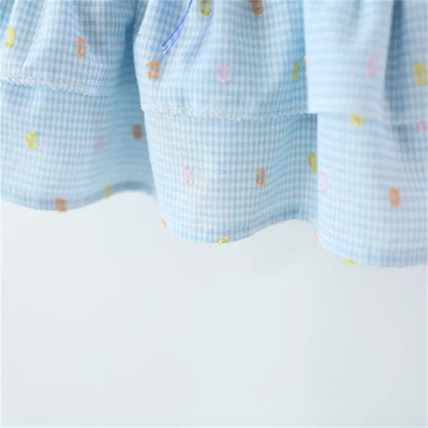 0-4 Y Summer Soft Colorful Baby Girl Dresses Sweet Newborn Sleeveless Round Neck Toddler Children Clothes Bow Infant Kid Outfit - Image 4