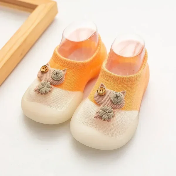 Summer Cartoon Cat Doll Children's Indoor Shoes Cute Cartoon Baby Socks Shoes Baby Toddler Shoes Boys and Girls Pure Cotton - Image 5