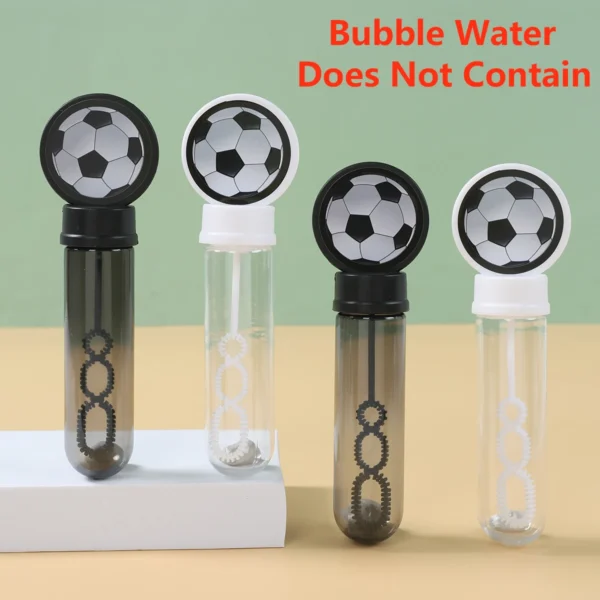 10pcs Football Theme Bubble Tube Excluding Bubble Water Kids Football Birthday Party Favors Baby Shower Football Birthday Decor - Image 2