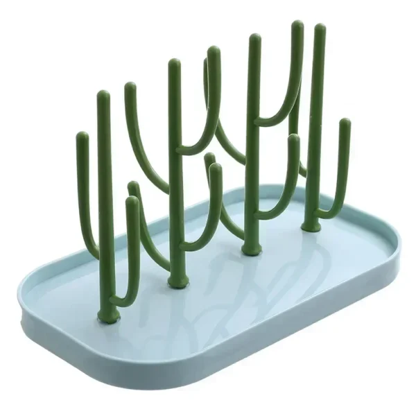 New Bottle Dry Rack Baby Bottle Drain Drying Racks Blue Pink Baby Bottles Cleaning Dryer Drainer Storage Drying Rack - Image 5