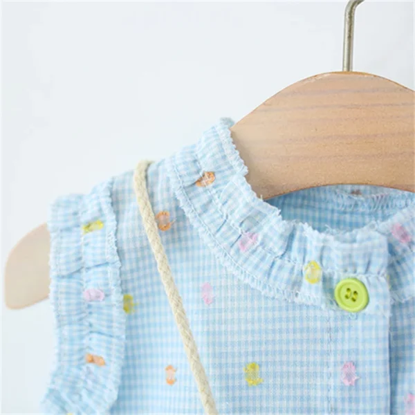 0-4 Y Summer Soft Colorful Baby Girl Dresses Sweet Newborn Sleeveless Round Neck Toddler Children Clothes Bow Infant Kid Outfit - Image 2