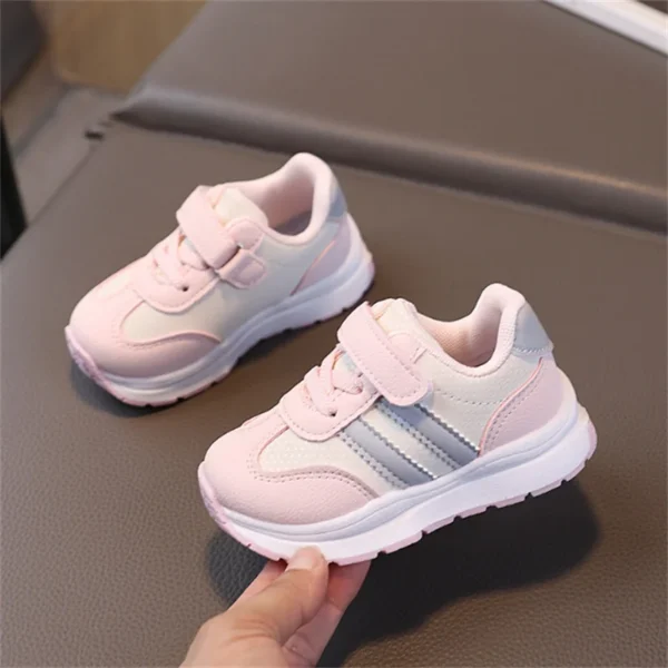 2025 New Autumn Baby Shoes Mesh Breathable Toddler Boys Sneakers Girls Sport Shoes Soft Sole Fashion little Kids Shoes EU 16-25 - Image 3