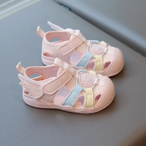 Summer Sport Sandals For Children Korean Style Trend Fashion Girl's Sandals Anti-slippery Breathable Boy's Sneakers Kid's Sandal
