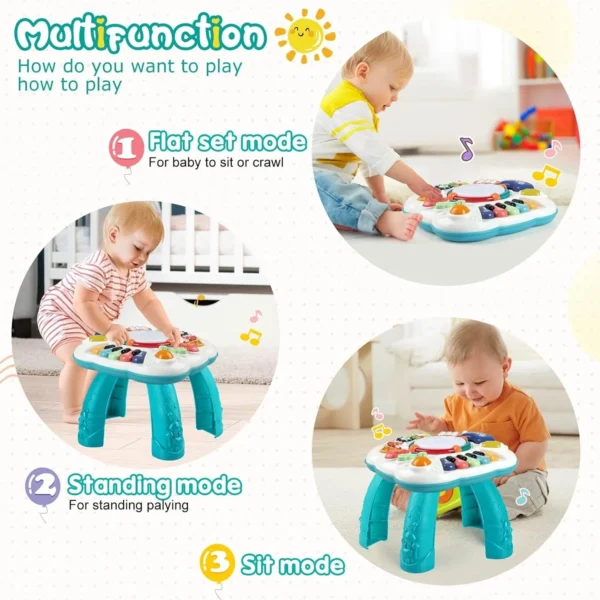 Baby & Toddler Toys - Baby Activity Learning Musical Table Toys for 6 Months- 3 Year Old - Safe,Sturdy and Fun,Boys Girls Gifts - Image 5