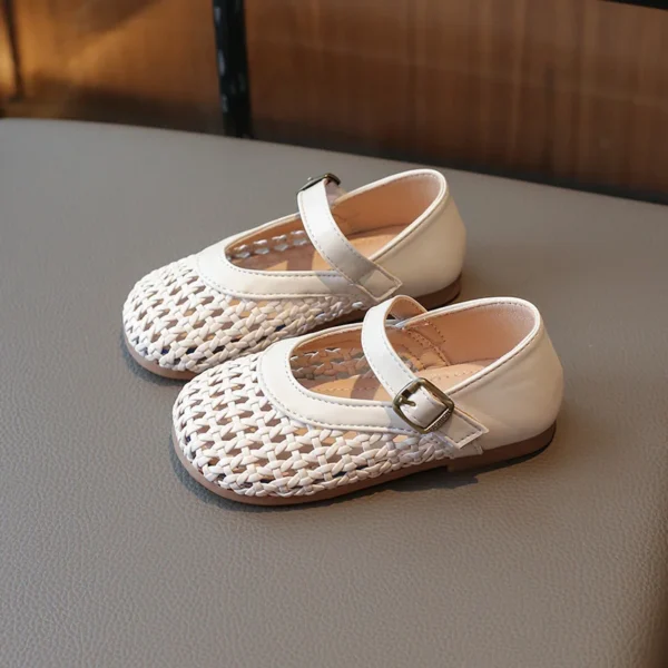 Girls Artificial Leather Shoes Summer New Children Hollow Casual Sandals Kids Fashion Shoe Beach shoes 3 - Image 3
